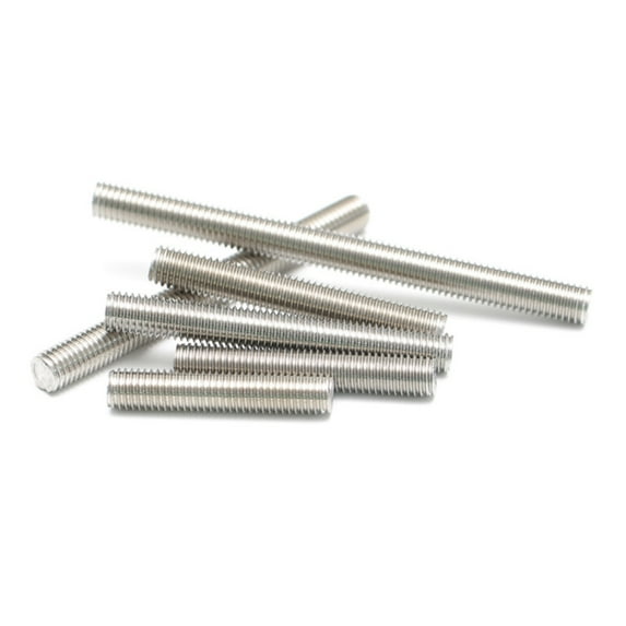 5 Pcs 201 Stainless Steel Thread Rods, For Traitement Mechanical Equipment Diameter :M12 ,long: 40mm.