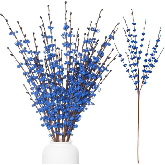 5 Pcs 29" Artificial Flowers Bouquet,Happon Long Stem Artificial Jasmine Flowers,Fake Flower Bouquet Faux Jasmine Plants Vase Filler for Hotel Home Office Kitchen Bedroom Wedding Party DIY Decor