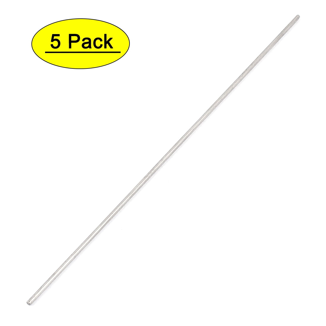 5 Pcs 2mmx200mm Metal Solid Round Rod Bar for DIY RC Model Car ...
