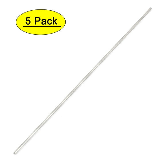 5 Pcs 2mmx200mm Metal Solid Round Rod Bar for DIY RC Model Car