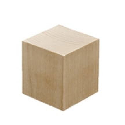 5 Pcs 3" Maple Wood Blocks Soft Maple is a hard wood which is great for staining or painting.