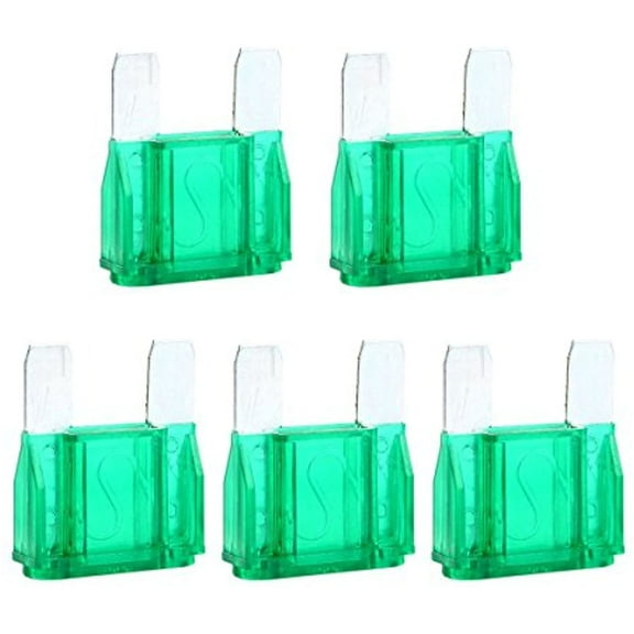 5 Pcs 30 Amp Large Blade Style Maxi Fuse for Car RV Boat Auto (12V only)