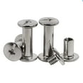 thumbnail image 1 of 5 Pcs 304 Stainless Steel Flat Head Lock Screw Rivets M3x35mm., 1 of 5
