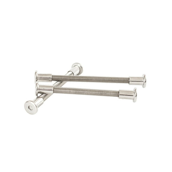 5 Pcs 304 Stainless Steel Hexagon Socket Nuts and Nut Locking Screw Nut Set M5x35mm。