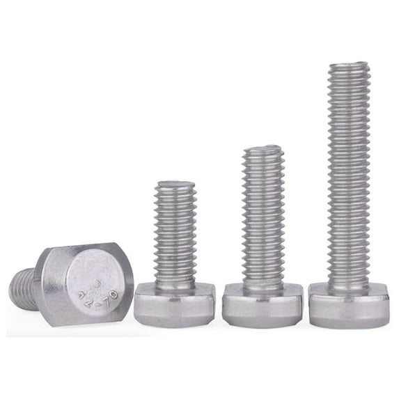 5 Pcs 304 Stainless Steel T-head Clamp Bolts, for Mechanical Accessories M8x16mm.