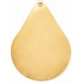 thumbnail image 1 of 5 Pcs 304 Stainless Steel Teardop Pendants Golden Pendant with Stamping Blank Tag Golden Teardop Pendant Accessory for Women Jewelry DIY Necklace Bracelet Craft Making 24x17x1mm 5pcs, 1 of 2