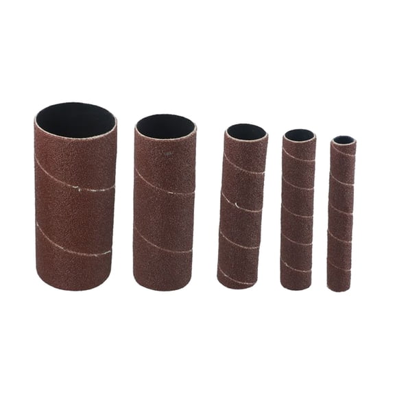 5 Pcs 4.5inch Spindle Sanding Sleeves for Oscillating Sander, 80/150/240 Grit Drum Sandpaper for Wood Polishing and Material Removal, 115mm Length Abrasive Tools(Grit 240)
