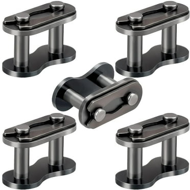 PAGOW 10-Pack #35 Chain Master Link Rollers - Heavy Duty Alloy Connectors For Mini Bikes, Go Karts, ATVs & Scooters