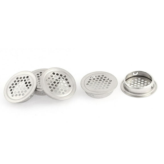 5 Pcs 42mm Head Dia Stainless Steel Kitchen Bathtub Sink Strainer