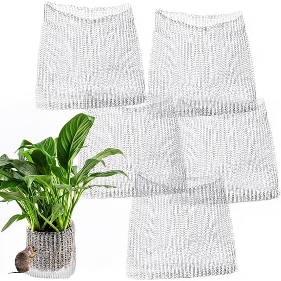 5 Pcs 5 Gallon Root Guard Gopher Proof Wire Basket Mole and Vole Mesh Wire Baskets Underground Stainless Steel Wire for Plants Root Protection
