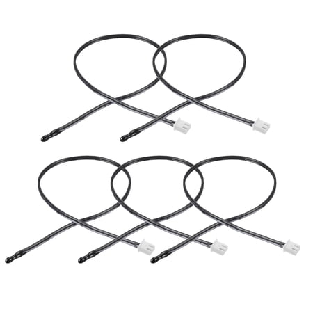 5 Pcs 5K NTC Thermistor Probe 15.7" Temperature Sensor for Air Conditioner
