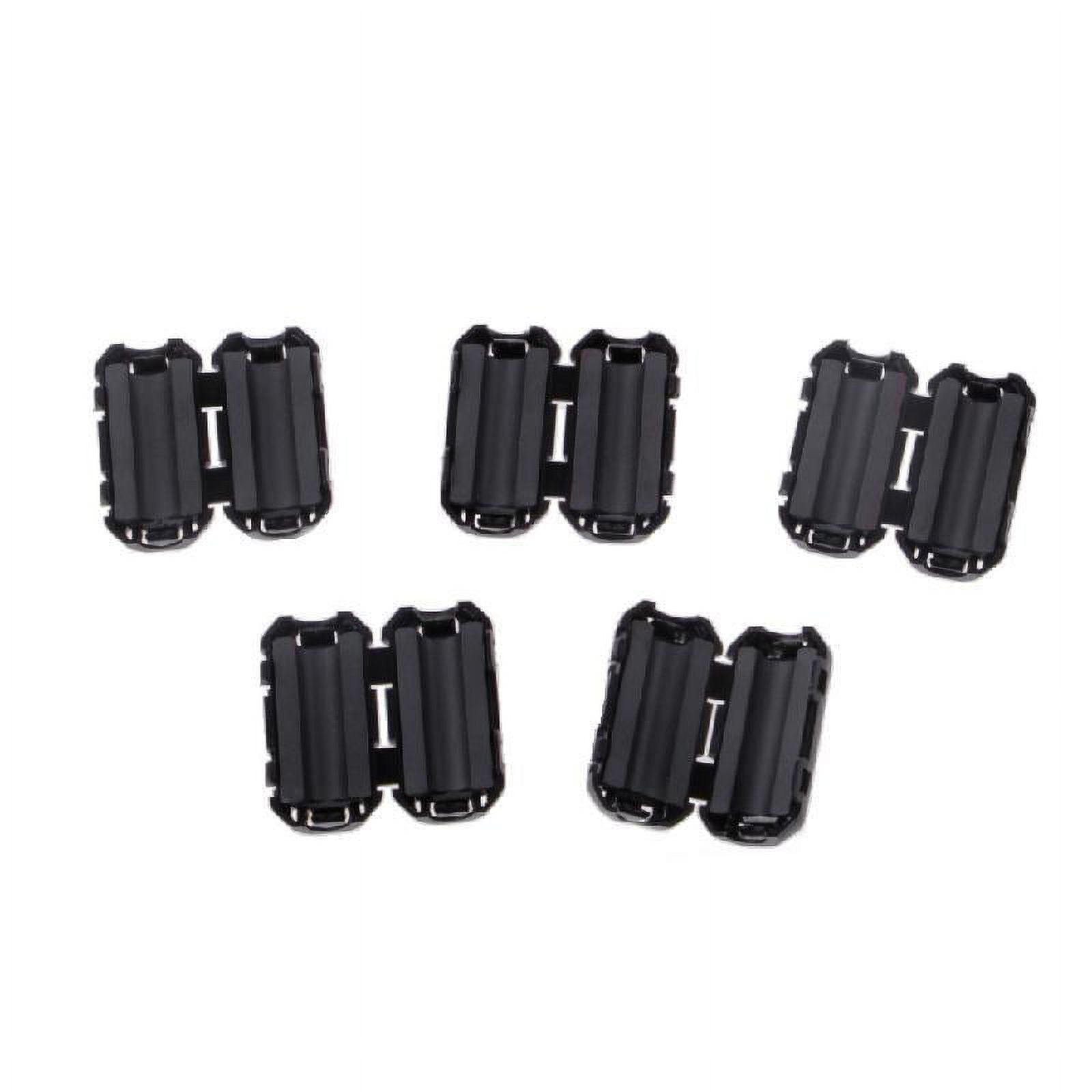 5 Pcs 5mm ClipOn Ferrite Ring Core Noise Suppressor EMI RFI Clip Cable