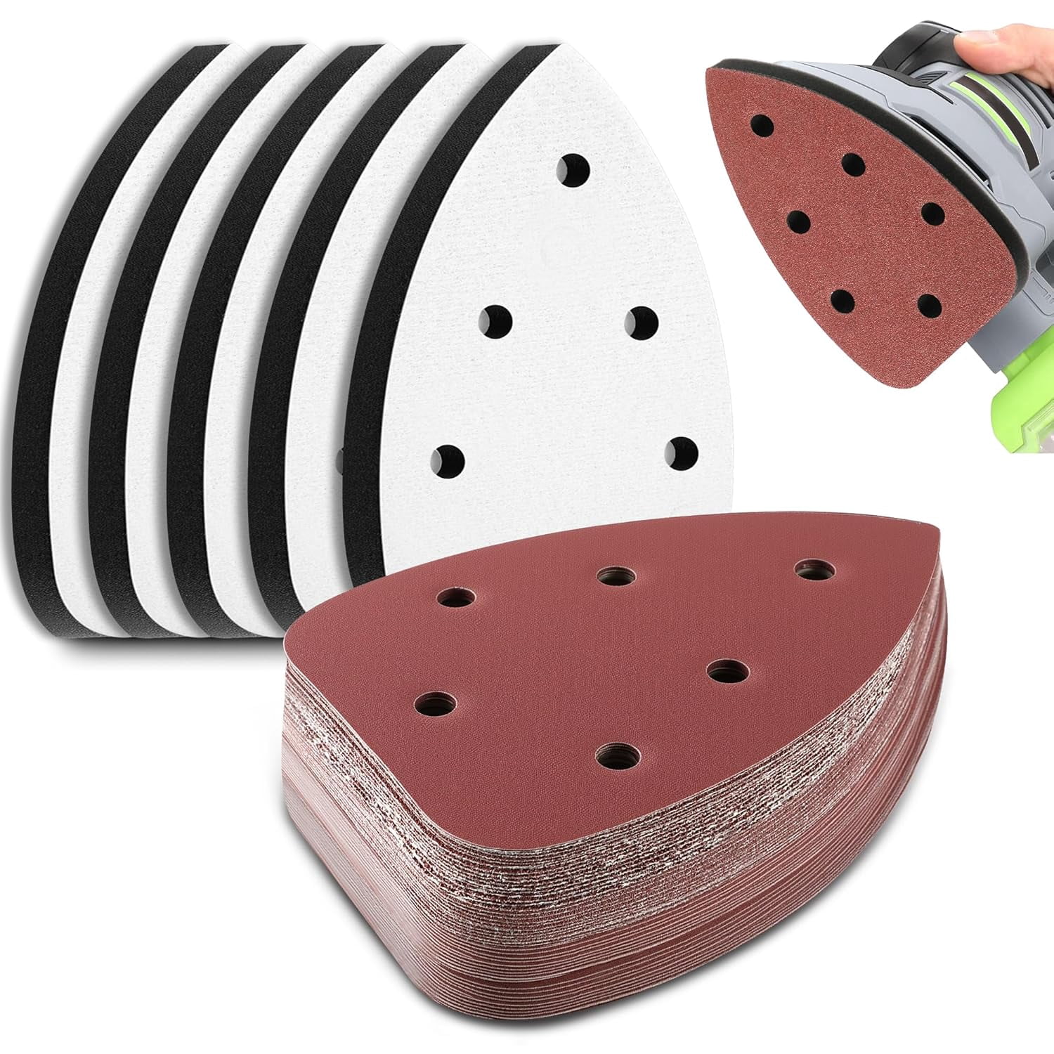 8x19-1/2 Inch 60 Grit Sandpaper Sheets - Pack Of 50 - Fits Clarke DU-8, EZ-8, Rentlink & HT8 Drum Floor Sanders