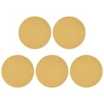 thumbnail image 1 of 5 Pcs 9 Inch Sanding Disc 100 Grit Hook and Loop Sandpaper Random Orbital Sander Pads for Woodworking Automotive, Gold, 1 of 2