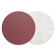 thumbnail image 1 of 5 Pcs 9 Inch Sanding Disc 100 Grit Hook and Loop Sandpaper Random Orbital Sander Pads for Woodworking Automotive, 1 of 6