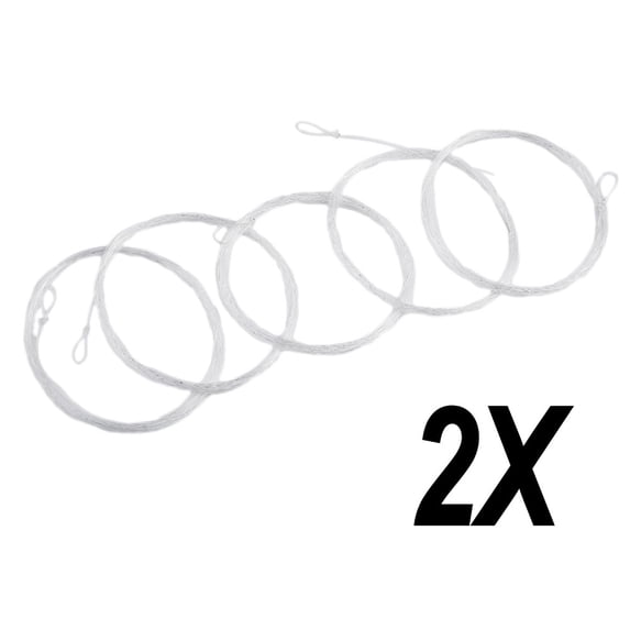 5 Pcs 9FT Fly Fishing Tapered Leader Fly Taper Line Leader Fishing Line with Loop