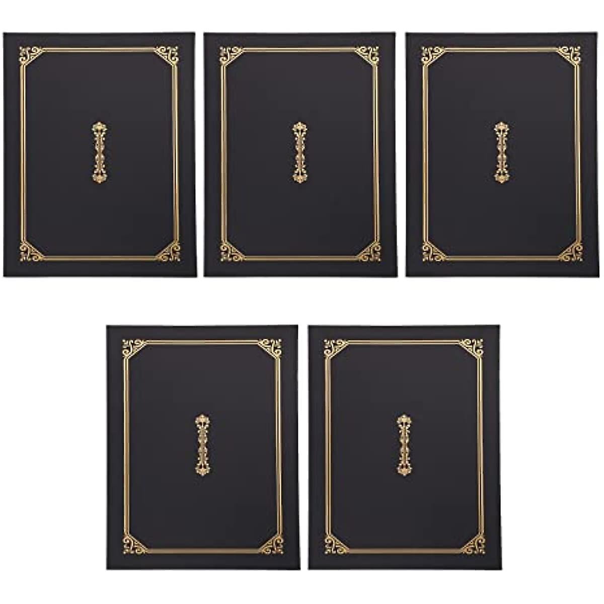 5 Pcs A4 Certificate Holder Graduation Certificate Shell Diploma Cover