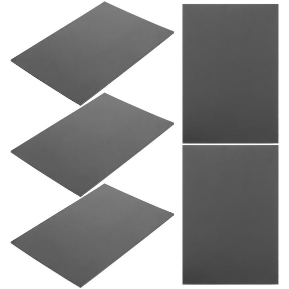 5 Pcs Adhesive Magnet Patch Sheet for Kitchen Black