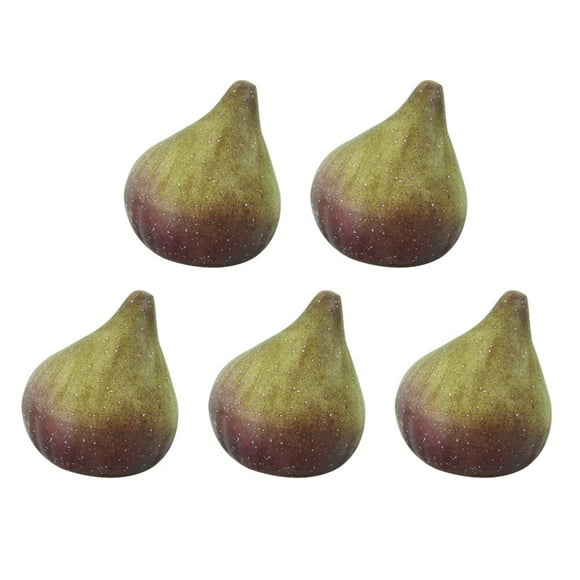 5 Pcs Artificial Fig Fruits Faux Figs Decor Model Shop Decoration Child