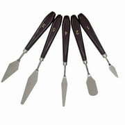 5 Pcs Artist Palette Knife Painting Spatula Palette Knife Oil Paint Meta Knives