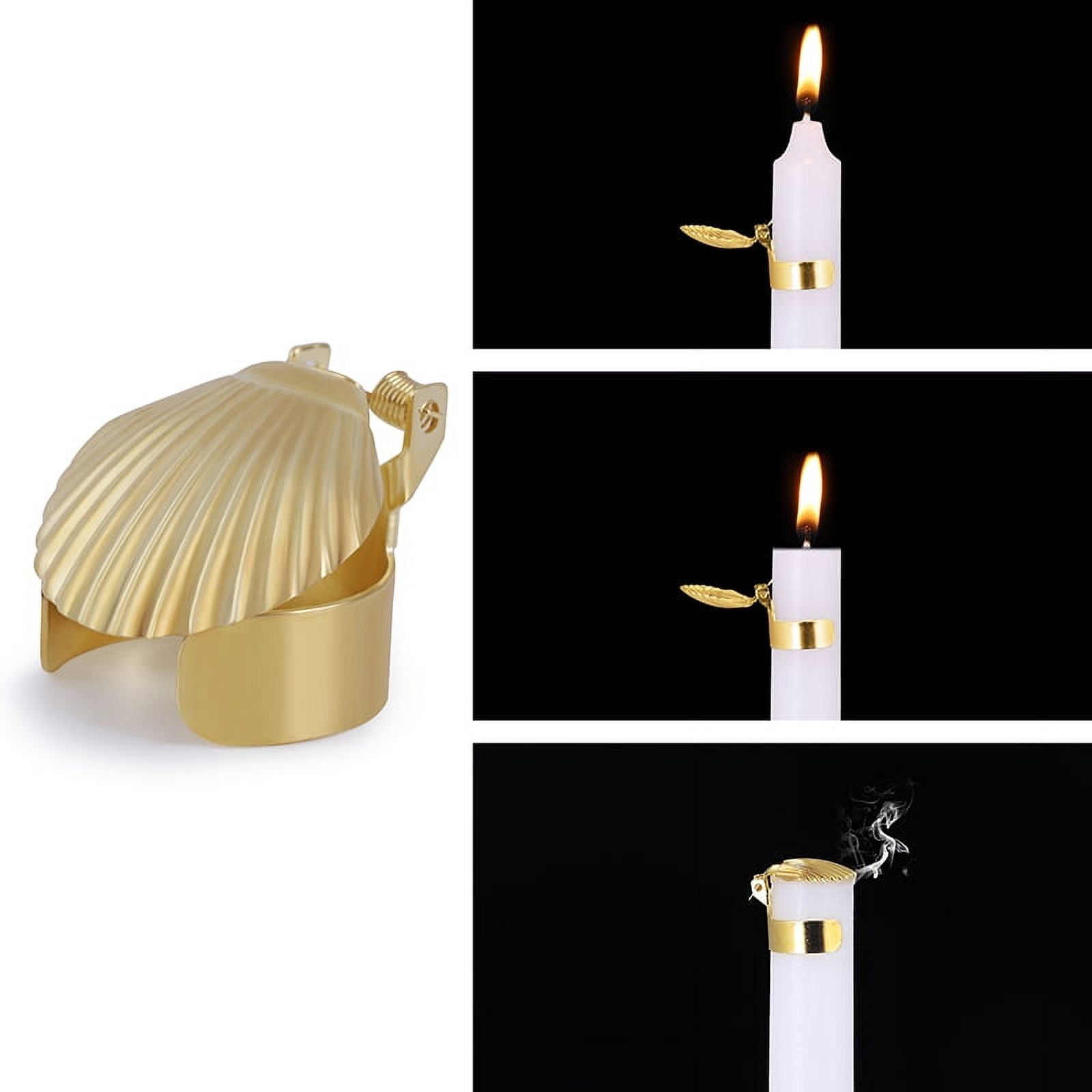 5 Pcs Automatic Candle Extinguisher Snuffer, Gold Swedish Candle