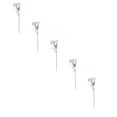 thumbnail image 1 of 5 Pcs Babys Breath Artificial Flower, Artificial Flower for DIY Floral Arrangements Wedding Bridal Bouquet, Real Touch Fake Babys Breath Flowers for Home Garden Decoration 11.4", 1 of 4
