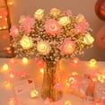 thumbnail image 1 of 5 Pcs Babys Breath Artificial Flowers, White Long Stem Baby Breath Flowers Artificial Bulk, Real Touch Fake Babys Breath Gypsophila for Wedding Bridal Bouquet Party Arrangements Home Decor, 1 of 5