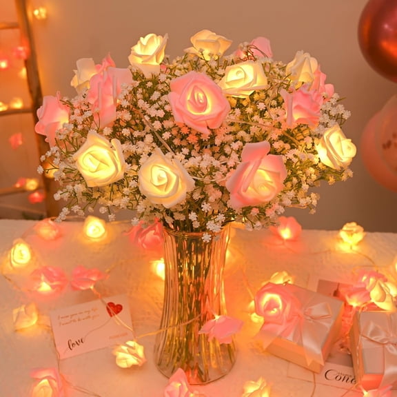 5 Pcs Babys Breath Artificial Flowers, White Long Stem Baby Breath Flowers Artificial Bulk, Real Touch Fake Babys Breath Gypsophila for Wedding Bridal Bouquet Party Arrangements Home Decor