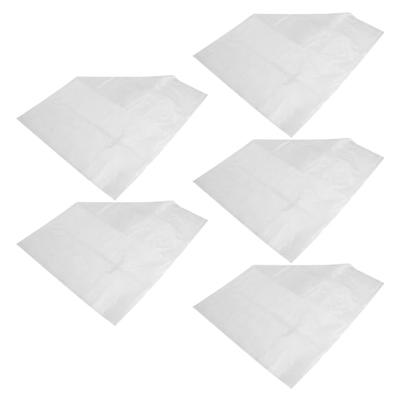 5-Pack Large Clear Balloon Storage Bags, Plastic Organizer for Party Supplies, Event Transport, and Home Use