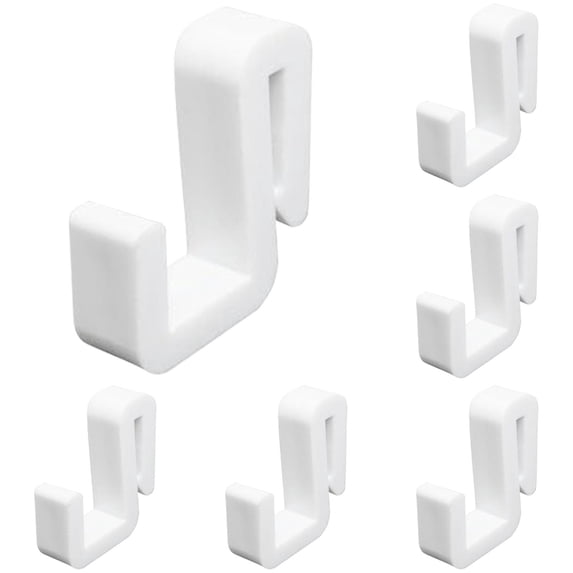 5 Pcs Basket Rack Multifunctional Clip Hooks, Plastic S-Shaped Hooks ...