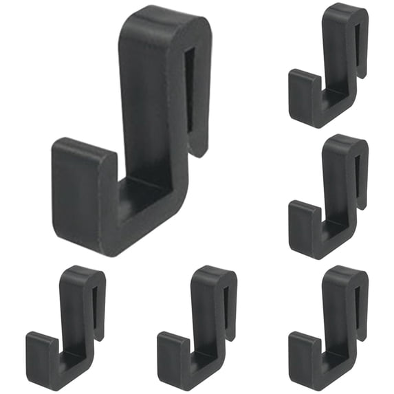 5 Pcs Basket Rack Multifunctional Clip Hooks, Plastic S-Shaped Hooks ...