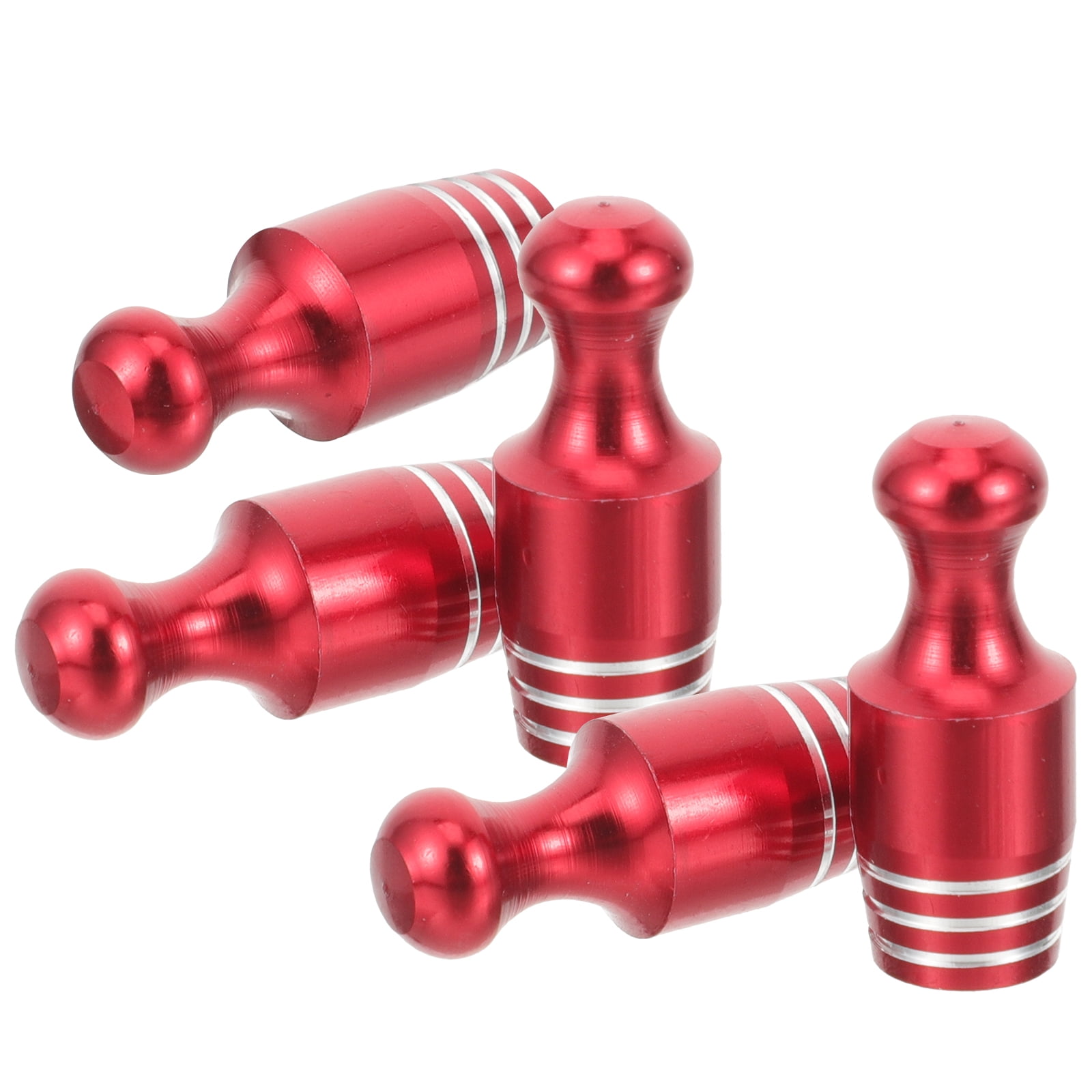 5 Pcs Basketball Tire Valve Cap Car Decor Small Air Nozzle Caps Valves