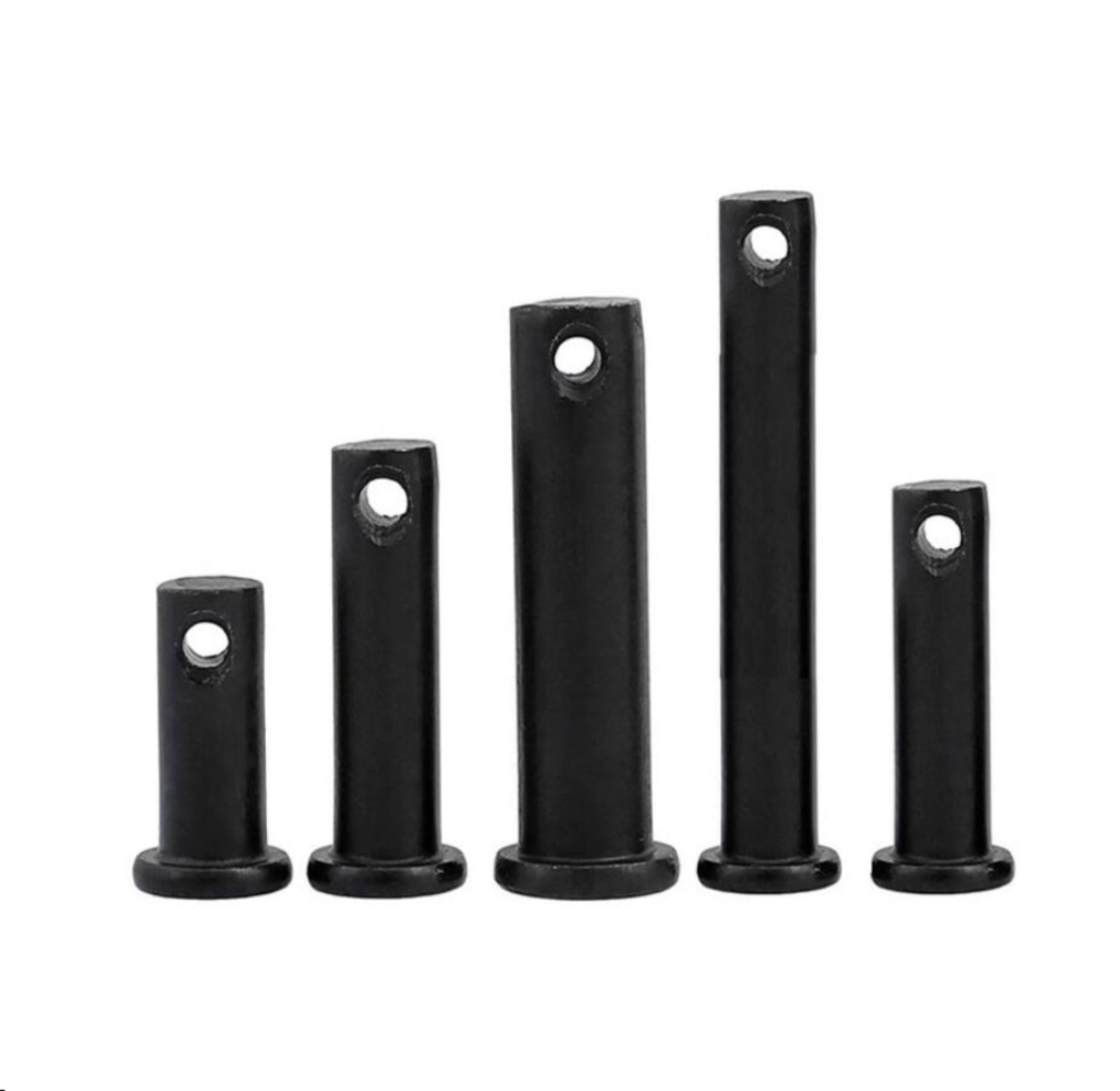 5 Pcs Black Carbon Steel Positioning Pins, for Mechanical Equipment Electronic Accessories 10X60mm.