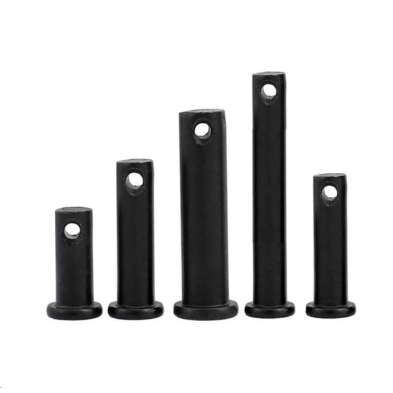 5 Pcs Black Carbon Steel Positioning Pins, for Mechanical Equipment Electronic Accessories 12X110mm.