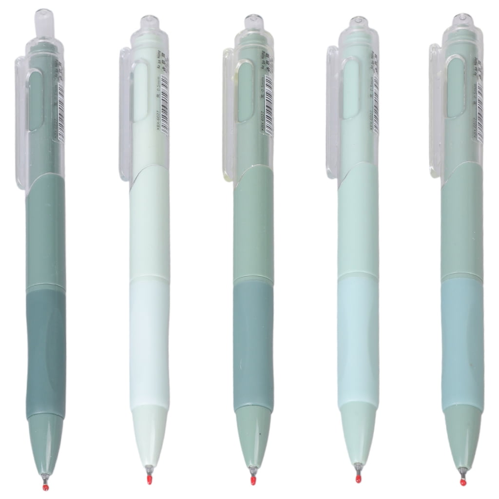 5 Pcs Black Ink Pen Neutral Pen 0.5mm Gel Ink Pen Pressing Pen ...
