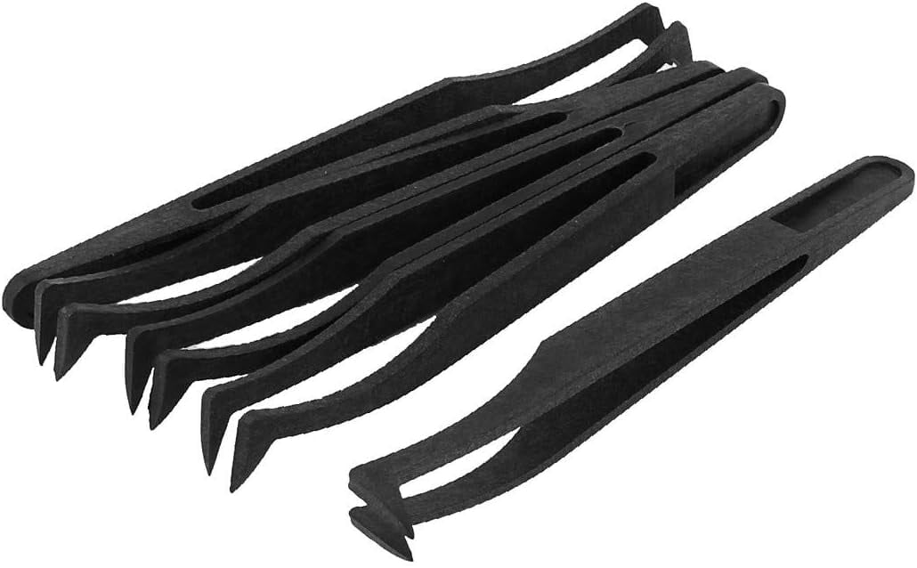 6 Pezzi Pinzette Antistatiche In Acciaio Inossidabile K Di - Foto 2