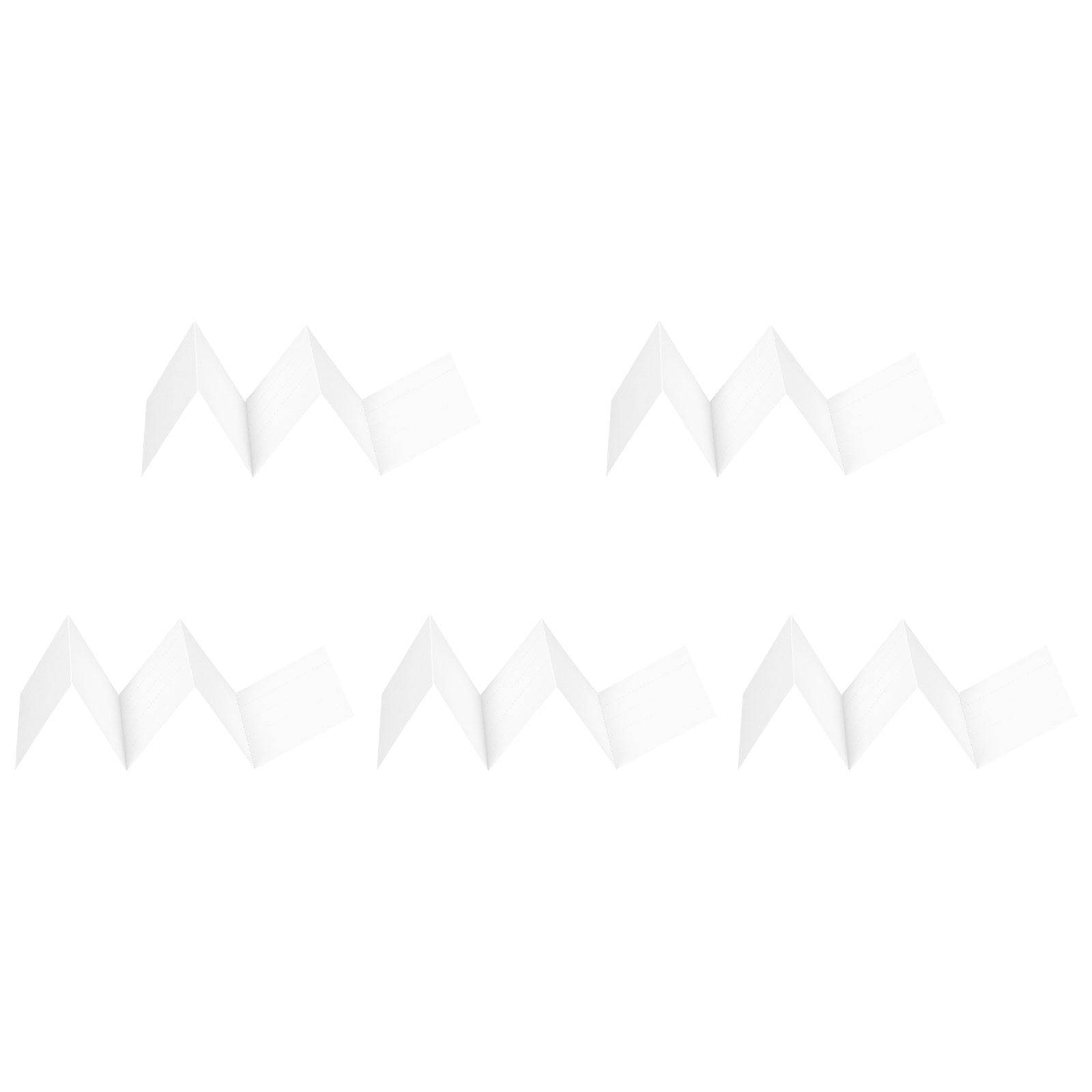 5 Pcs Blank Hanging File Tab and Inserts Hanging File Inserts Paper Tab ...