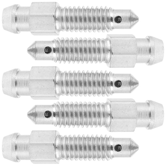 SOPOTUTU 5Pcs Motorcycle Fork Air Bleeder Valve Metal Front Fork Part for Quick Air Release