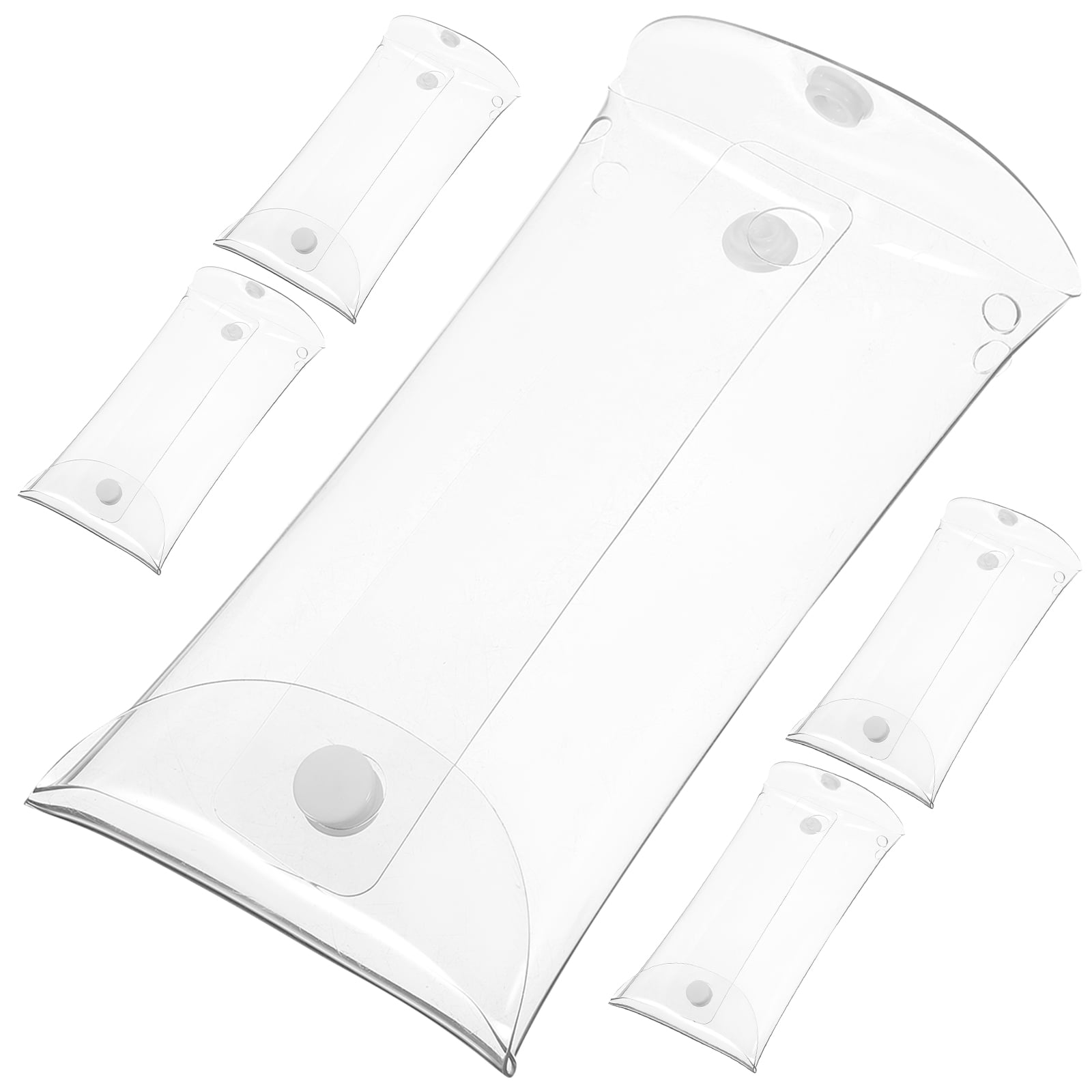 5 Pcs Blind Box Doll Bag Toy Storage Clear Display Shelves Stand Walk