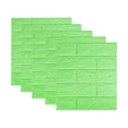 thumbnail image 1 of 5 Pcs Brick 3D Wall Panels Peel and Stick Wallpaper,Self Adhesive Waterproof Foam Faux Brick for Living Room,Bedroom,Laundry,Kitchen,Fireplace,TV Wall Decoration, 13.8*15.2in, 1 of 4