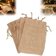 thumbnail image 1 of 5 Pcs Burlap Gift Bags with Drawstring,3.54X4.72 inch Small Burlap Gifts Bags,Reusable Small Party Favor Gift Bags for Wedding Party Christmas Birthday Snack Jewelry Kitchen Storage,Khaki-5PCS, 1 of 6