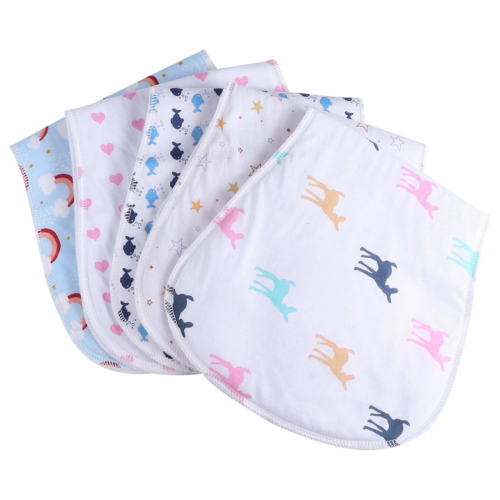 5 Pcs Burp Towel Spitting Towel Towels Burping Cloth Organic Diapers