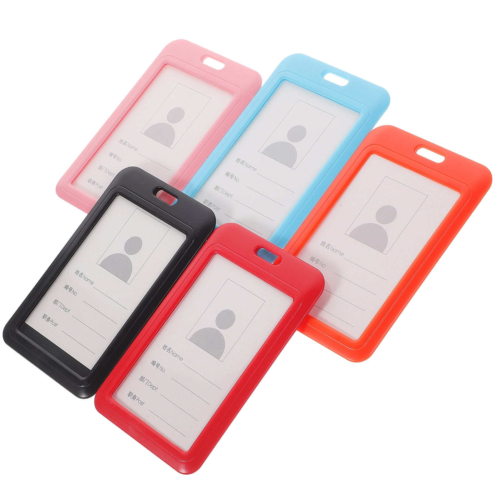 5 Pcs Bus Bag Protector Employee Badge Cover Credit Card Holders Work