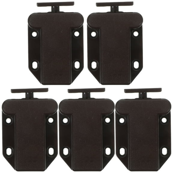 5 Pcs Cabinet Door Lock Latch Rebounding Latches for Doors Locks Hidden