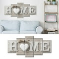 thumbnail image 1 of 5 Pcs Canvas Prints Wall Art HOME Sign Pictures Modern Painting Artwork Print Oil Print Unframed for Home Bedroom Living Room Decoration (HOME, W50 x H24) by Fakrich, 1 of 9