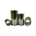 thumbnail image 1 of 5 Pcs Carbon Steel Nickel Plated Hollow Toothless Steel Sleeves 8.5x16x18mm., 1 of 1