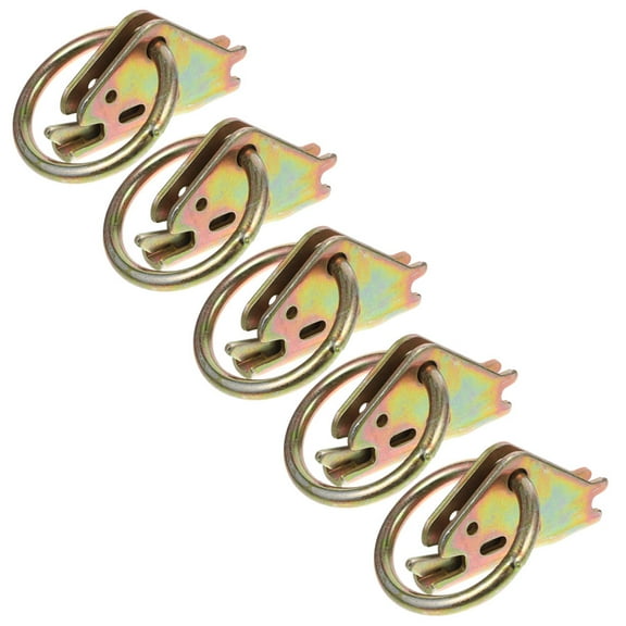 5 Pcs Cargo Steel Track Trailer Tie Downs Tie Down Anchors Truck Accessories Camper Surface Mount