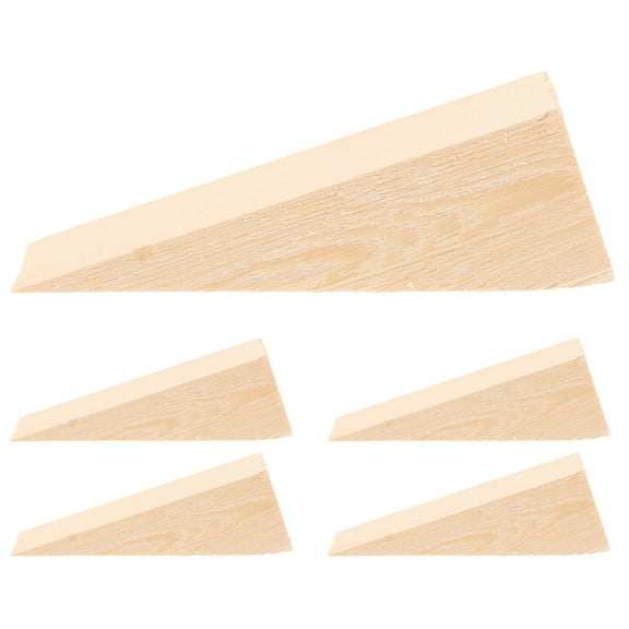 5 Pcs Chair Shims Level Wedge for Home Improvement Chair Caning Door Stop Leveling Blocks Table Leg Levelers Door Shims