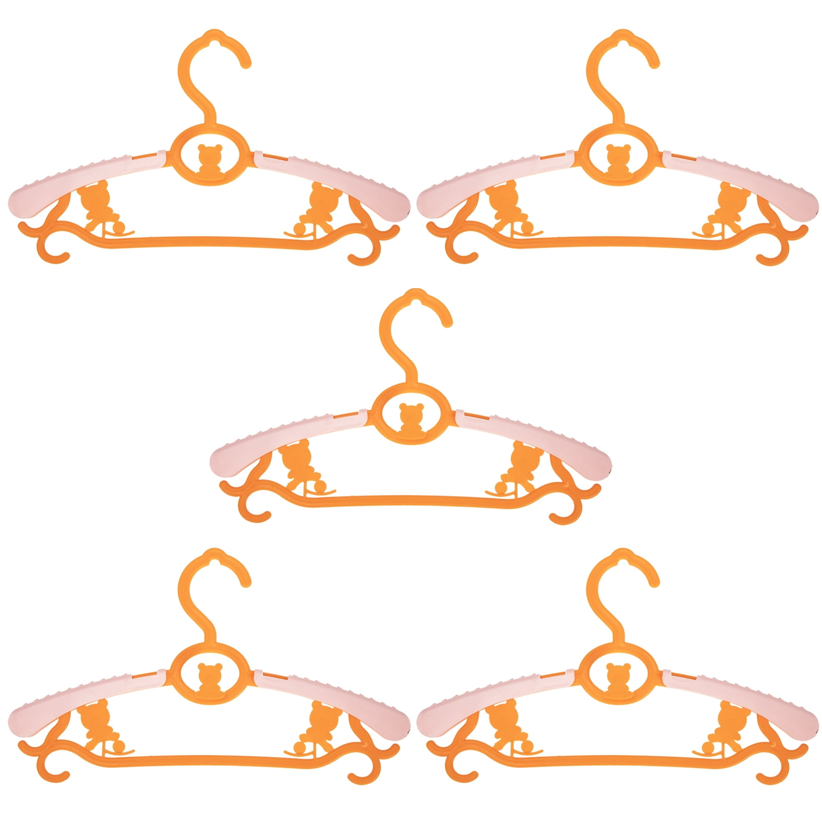 5 Pcs Children Hanger Kid Hangers Closet Organizers Plastic Wire Flower