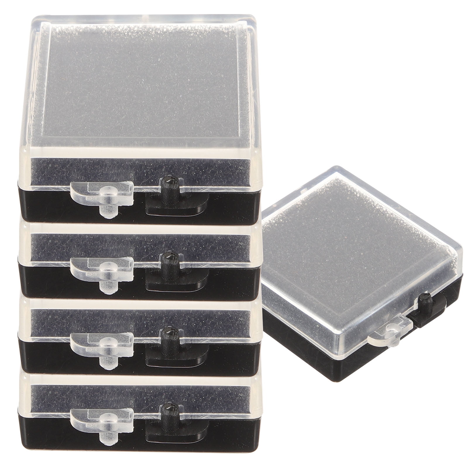 CIMAXIC 5Pcs Black Anti Static Box Electronic Component Organizer with ...